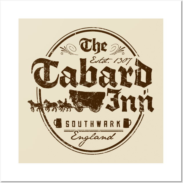 The Tabard Inn Wall Art by MindsparkCreative